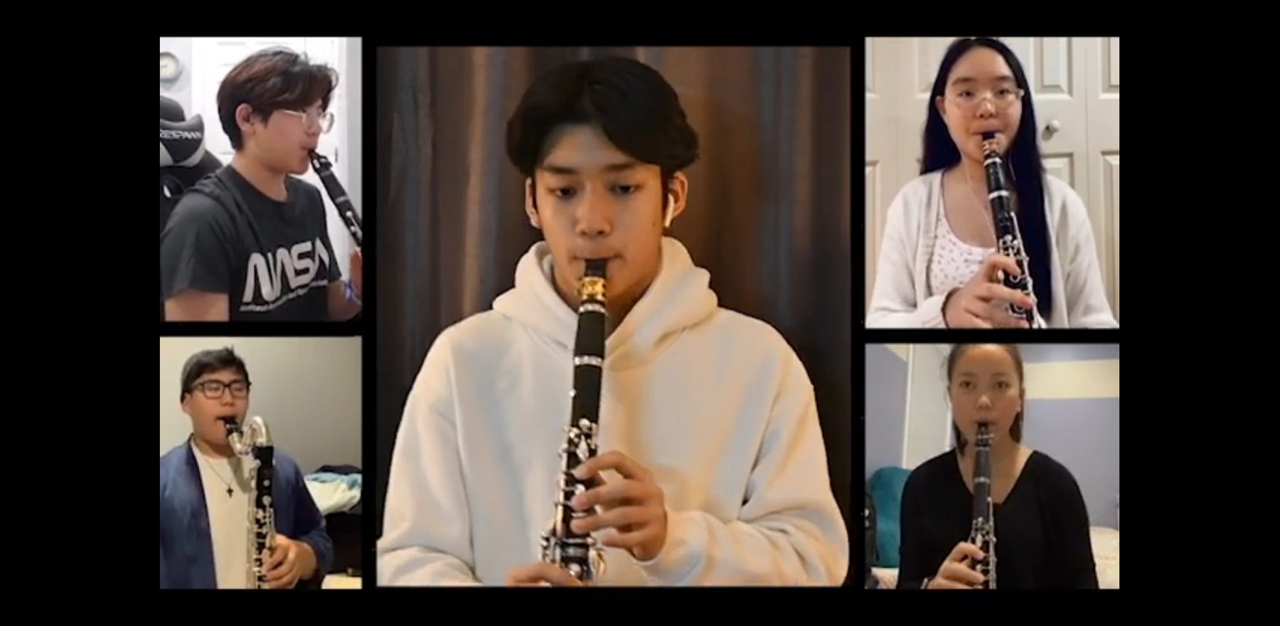 A virtual chamber music concert featuring the clarinet section of the New York Youth Symphony.